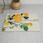 Yellow Flowers 2 Rug Gallery Image 1