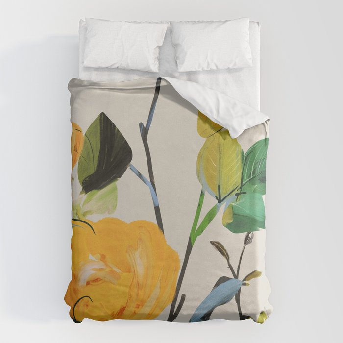 Yellow Flowers 2 Duvet Cover Gallery Image 6
