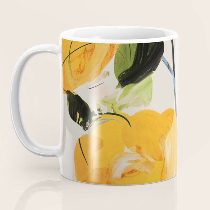 Yellow Flowers 2 Coffee Mug Gallery Image 3