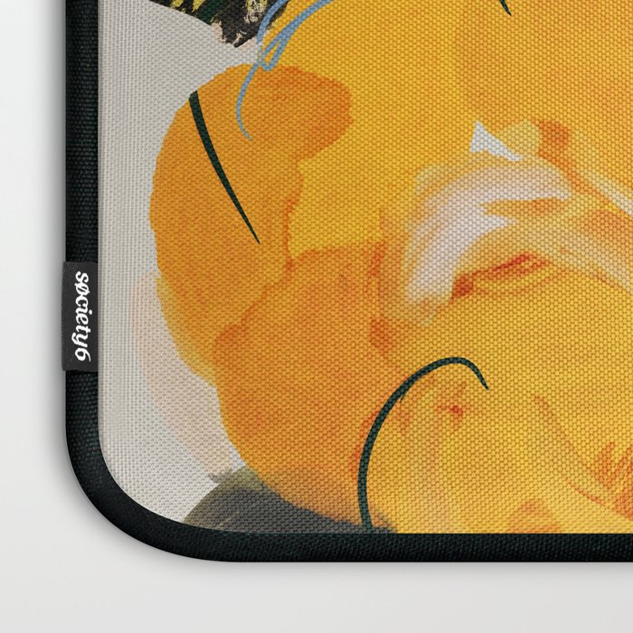 Yellow Flowers 2 Laptop Sleeve Gallery Image 3