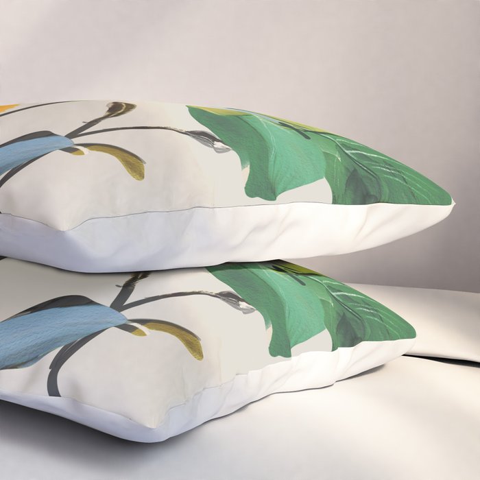 Yellow Flowers 2 Pillow Sham Gallery Image 3