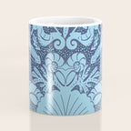 Neptune's joy dublex blue damask reworked Coffee Mug Gallery Image 4