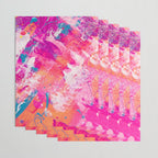 Vibrant Colorful Abstract Splatter Painting with Glitter Wrapping Paper Gallery Image 3