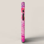 Vibrant Colorful Abstract Splatter Painting with Glitter iPhone Case Gallery Image 2