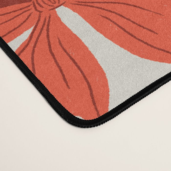 Elegant Red Bow Pattern: A Classic and Stylish Design Desk Mat Gallery Image 4
