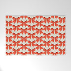 Elegant Red Bow Pattern: A Classic and Stylish Design Welcome Mat Gallery Image 1