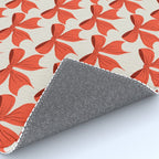 Elegant Red Bow Pattern: A Classic and Stylish Design Rug Gallery Image 4
