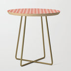 Elegant Red Bow Pattern: A Classic and Stylish Design Side Table Gallery Image 1