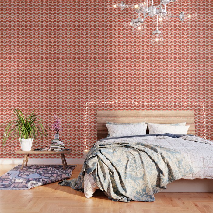 Elegant Red Bow Pattern: A Classic and Stylish Design Wallpaper Gallery Image 1