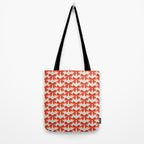 Elegant Red Bow Pattern: A Classic and Stylish Design Tote Bag Gallery Image 2