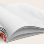 Elegant Red Bow Pattern: A Classic and Stylish Design Notebook Gallery Image 2