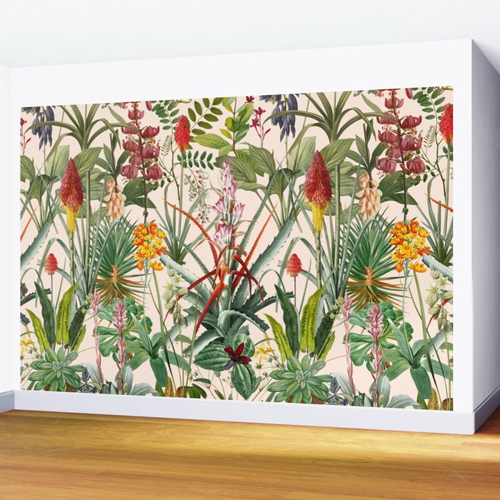 Tropical Flora II Wall Mural Gallery Image 2