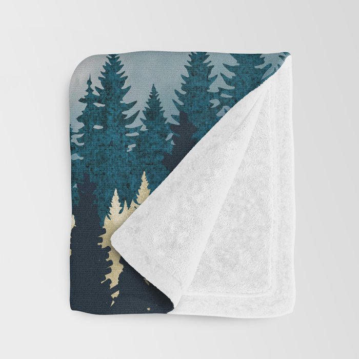 Misty Mountains Throw Blanket Gallery Image 3