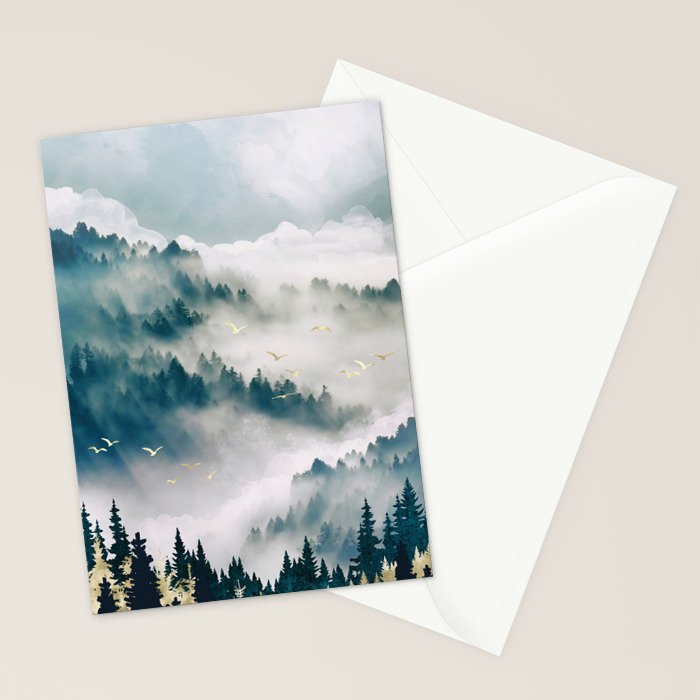 Misty Mountains Stationery Card Gallery Image 2