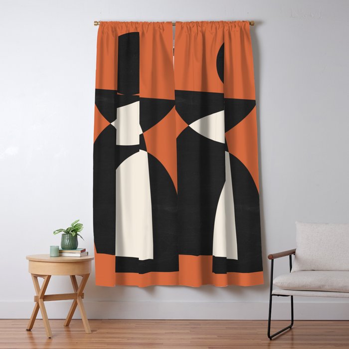 Minimal Abstract Art 39a Window Curtain Gallery Image 1
