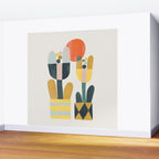 Two flowers Wall Mural Gallery Image 2
