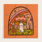 Scorpio Mushroom Wood Wall Art Gallery Image 1