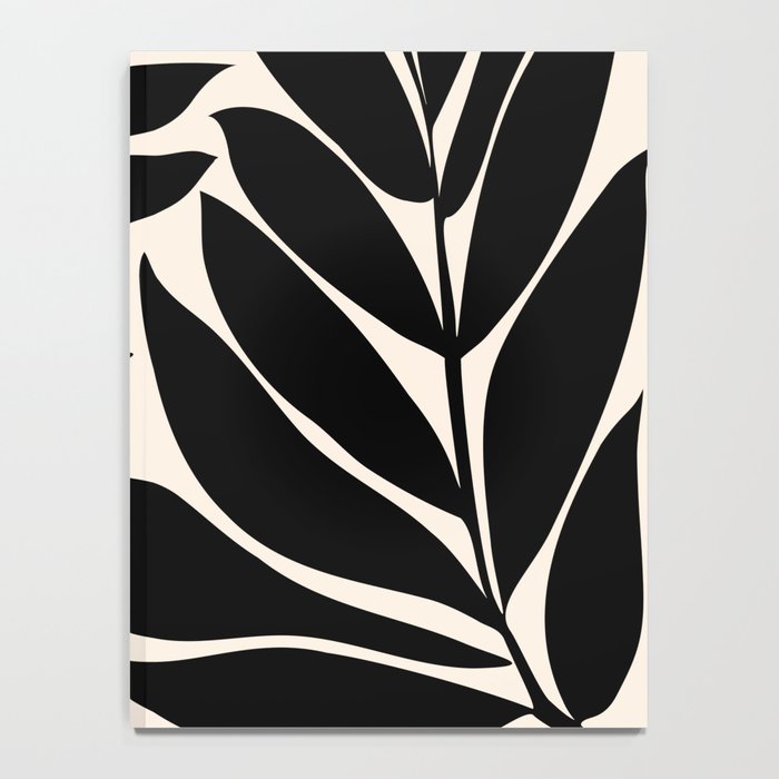 Black Seagrass Shapes Drawing Notebook Gallery Image 4
