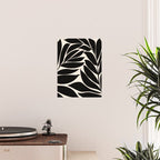 Black Seagrass Shapes Drawing Poster Gallery Image 2