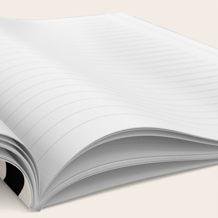 Black Seagrass Shapes Drawing Notebook Gallery Image 2