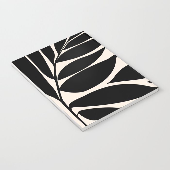 Black Seagrass Shapes Drawing Notebook Gallery Image 3