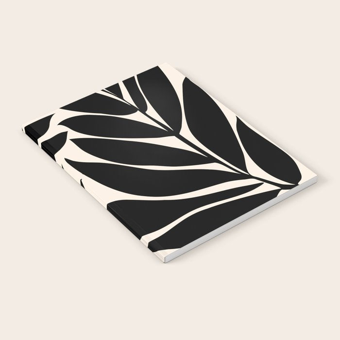 Black Seagrass Shapes Drawing Notebook Gallery Image 2