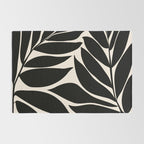 Black Seagrass Shapes Drawing Rug Gallery Image 2