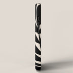 Black Seagrass Shapes Drawing iPhone Case Gallery Image 2