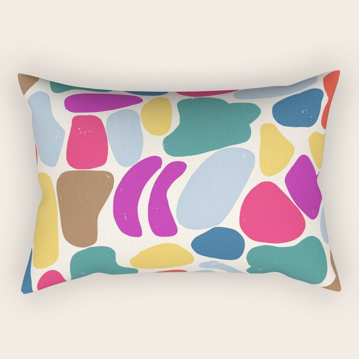 Bright stones Rectangular Pillow Gallery Image 1
