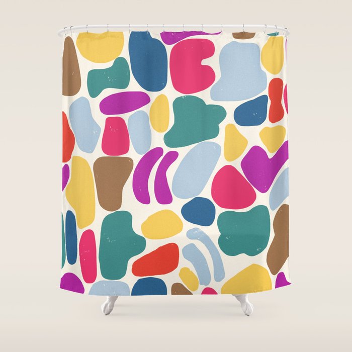 Bright stones Shower Curtain Gallery Image 1