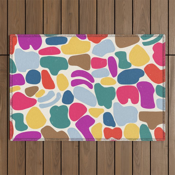 Bright stones Outdoor Rug Gallery Image 1