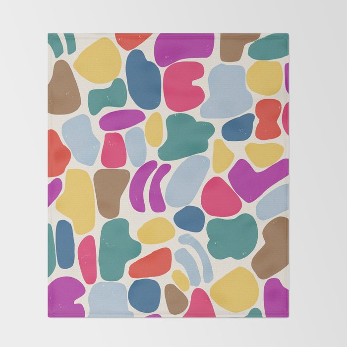 Bright stones Throw Blanket Gallery Image 2