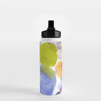 Spring Equinox x colorful happy watercolor abstract painting Water Bottle Gallery Image 2