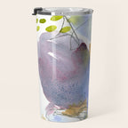 Spring Equinox x colorful happy watercolor abstract painting Travel Mug Gallery Image 3