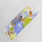 Spring Equinox x colorful happy watercolor abstract painting Yoga Mat Gallery Image 1
