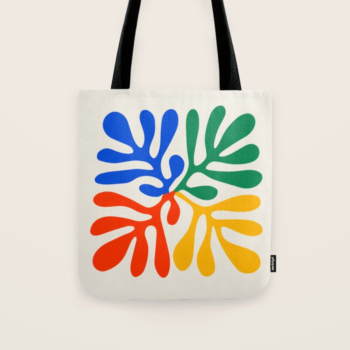 Nature Leaf Cutouts II: Day Edition | Mid-Century Henri Matisse Series Tote Bag Gallery Image 1