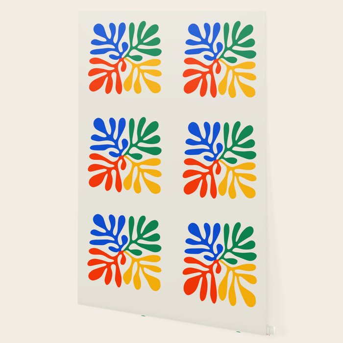 Nature Leaf Cutouts II: Day Edition | Mid-Century Henri Matisse Series Wallpaper Gallery Image 2