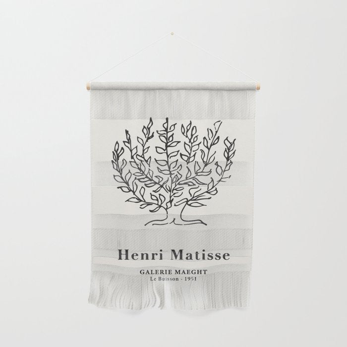 Henri Matisse 'Tree of Life' Abstract Line Art Wall Hanging Gallery Image 1