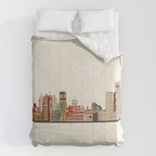 detroit skyline Comforter Gallery Image 6