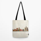 detroit skyline Tote Bag Gallery Image 2