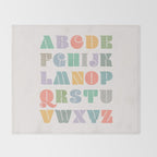ABCs - Alphabet Throw Blanket Gallery Image 2