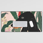Hidden in the Greenery Desk Mat Gallery Image 1