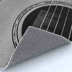 acoustic electric guitar music aesthetic close up elegant fine art photography  Rug Gallery Image 4