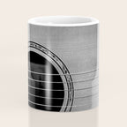 acoustic electric guitar music aesthetic close up elegant fine art photography  Coffee Mug Gallery Image 4