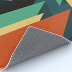 Quiet stream under crescent moon Rug Gallery Image 4