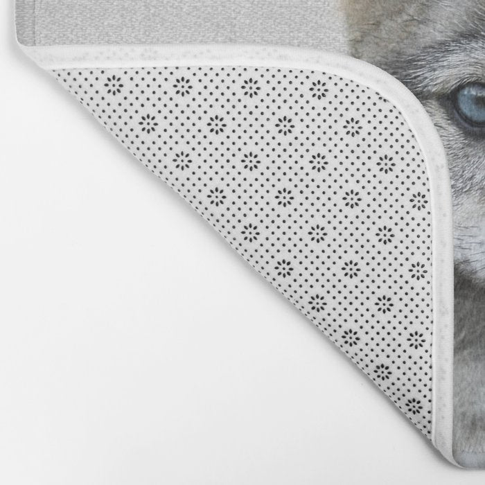 Baby Wolf - Colorful Bath Mat Gallery Image 2