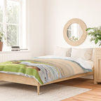 Pebble Beach Golf Course 18th Hole Duvet Cover Gallery Image 2
