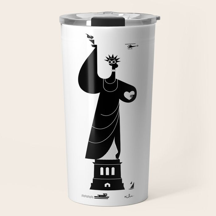 Lady Liberty Travel Mug Gallery Image 1