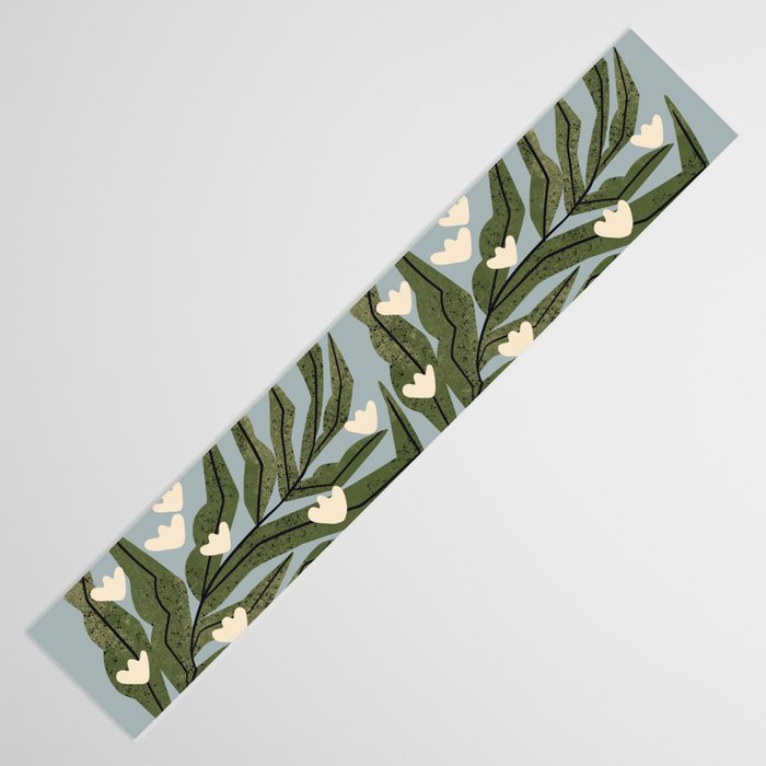 Reaching Tulips (Pale Blue) Table Runner Gallery Image 3