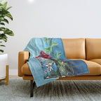 Summer Always Bloomed in Her Heart Throw Blanket Gallery Image 1